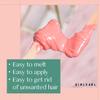 GIRLEARLE 2-Pack Hard Wax Beads, 1lb Black for Coarse Hair & Sensitive Skin, 1lb Rose for Face & Body, Brazilian Bikini, Legs, Eyebrow, Facial view 4