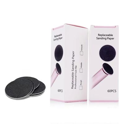 Dermave Electric Foot Callus Remover,Foot File Grinder Tool with Speed Controller and 60pcs Replacement Sandpaper Disk, Pedicure Tools for FeetEasy to Remove Cutin Dead Skin calluses (60pcs Pads)