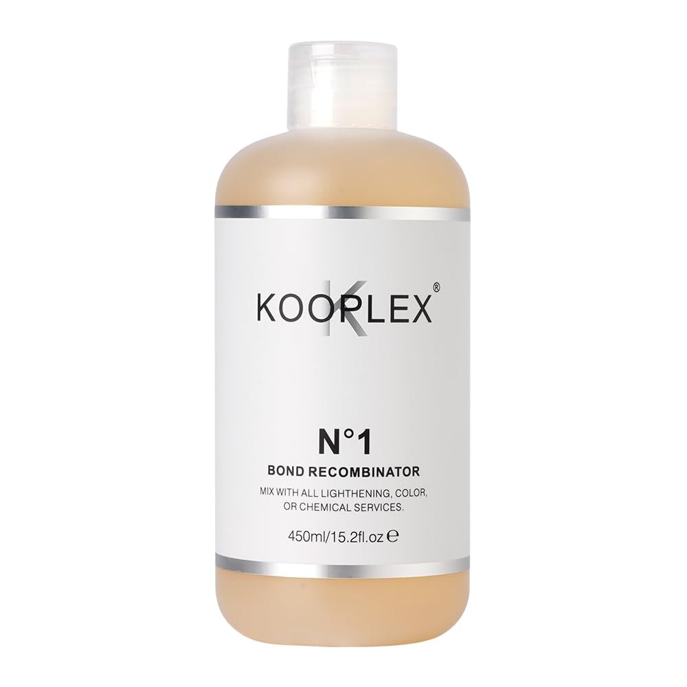 KOOPLEX No.1 Bond Recombinator  Professional Hair Bond Repair & Strengthening Treatment  Restores Damaged, Color-Treated Hair with Smoothness & Shine  Salon Use 15.2fl.oz/450ml