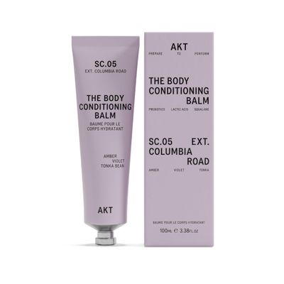 AKT The Body Conditioning Balm 3.4 Fl Oz, Firming Cream, Hydrating Balm with Olive Squalane & Lactic Acid, Vegan Moisturizer, Plastic Free, Sc.05 Columbia Road, All Genders