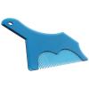 Beard Shaping Tool, Beard Straightener for Men Plastic Beard Shaper for Men for Men's Beard Trimming and Shaping (Transparent Blue) view 2