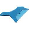 Beard Shaping Tool, Beard Straightener for Men Plastic Beard Shaper for Men for Men's Beard Trimming and Shaping (Transparent Blue) view 3