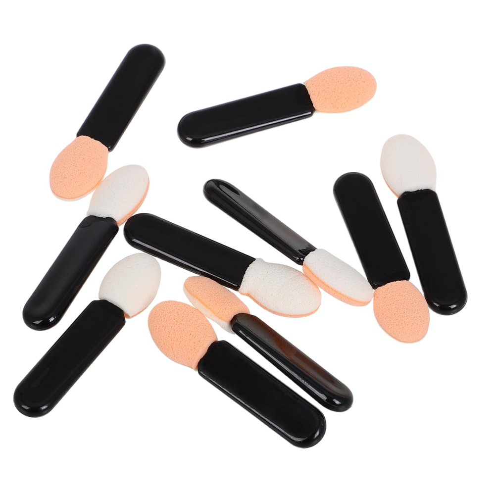 Didiseaon 10pcs Eyeshadow Applicator Sticks Soft Sponge Tips for Eye Makeup Lipstick and Concealer Portable and Tools for Women