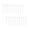 HONMEET 20pcs Nose Wax Alicators Plastic Wax Sticks No Burr Safe for Nose Hair Removal Salon Home view 1