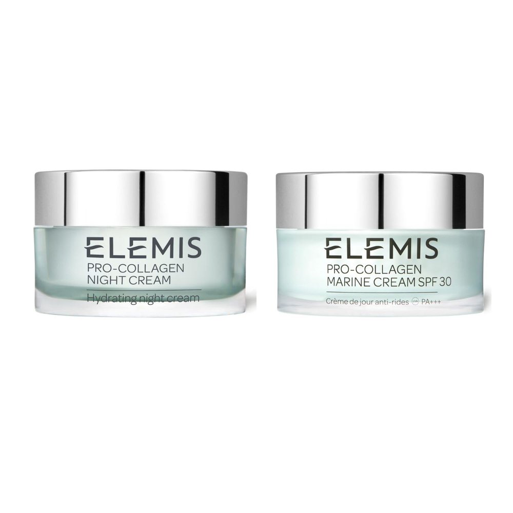 ELEMIS Pro-Collagen Night Cream and Pro-Collagen Marine Cream SPF 30