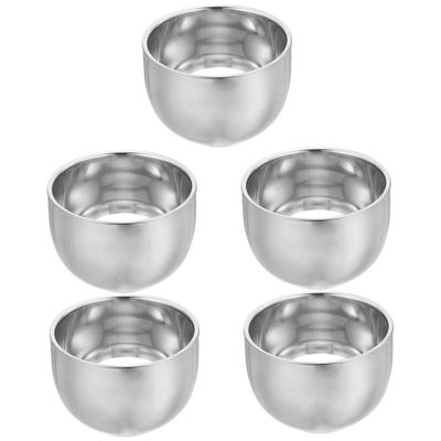 PAMINGONO 5pcs Shaving Bowl for Men Shaving Mug Comfortable Grip Convenient Household Shave Bowl for Smooth Lathering and Easy Use