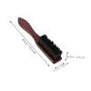 ARTSEWPLY 3pcs Wooden Beard Brush for Men Retro Hairdressing Comb Soft Bristles for Thorough Cleaning Facial Hair Grooming Tool for Daily Use view 2
