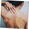 Baluue 2pcs Exfoliating Back Scrubber Bath Gloves Sisal Material Dead Skin Remover Soft Body Scrub Shower Mitts view 4