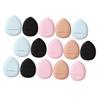 ASAKKURA 15pcs Breathable Fluffy Face Powder Mini Finger Puff Makeup Application Sponges Reusable Drop- Supplies view 1
