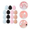 ASAKKURA 15pcs Breathable Fluffy Face Powder Mini Finger Puff Makeup Application Sponges Reusable Drop- Supplies view 2