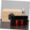 NULYLU Storage Box Wooden Compartment Holder for Bottles Organizer for Essentials Design for Home Travel Use view 2