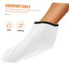 Healvian 1pair Paraffin Wax Foot Covers Soft and Comfortable Reusable Foot Wraps for Home and Salon Use for Moisturizing Treatments Cotton Liners Heat Retention view 3