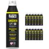 Klein Tools SPF50SPY55 Sunscreen Spray, SPF 50, 120-Minute Water-Resistant, Broad Spectrum UVA/UVB Sun Protection, Non-Greasy, 5.5 Ounce Bottle, 12-Pack view 1