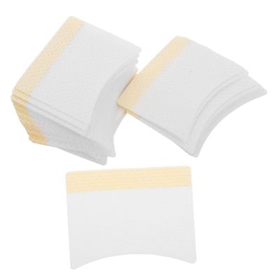 FRCOLOR 40pcs Lash Removal Pads Makeup Remover Cotton Rounds for Eye Lash Extensions Lint and Skin Safe