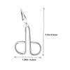 Anneome 2pcs Precision Stainless Steel Eyebrow Tweezers for Women Brow Tweezing Kit Curved Tweezers for Eyelash and Eyebrow Care view 2