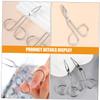 Anneome 2pcs Precision Stainless Steel Eyebrow Tweezers for Women Brow Tweezing Kit Curved Tweezers for Eyelash and Eyebrow Care view 3