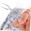 Anneome 2pcs Precision Stainless Steel Eyebrow Tweezers for Women Brow Tweezing Kit Curved Tweezers for Eyelash and Eyebrow Care view 4