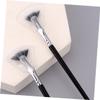 BESPORTBLE 2pcs Folding Fan Eyelash Brush for Lower Eyelash Makeup Travel Eyebrow Makeup Brush for Girls view 3