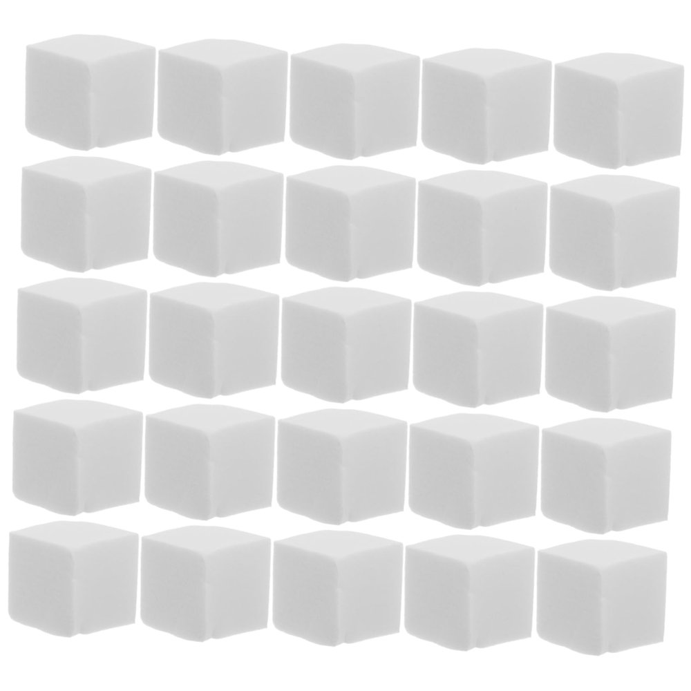 Baluue 50pcs Professional Nail Art Tofu Blocks Makeup Sponges Nonstick Design Blending Puff for Stipple