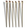 Angled Eyebrow & Eyeliner Brush Set  6 Ultra-Thin Precision Tools (Curved, Wide & Narrow) for Powder, Gel, Tint & Pomade  Professional Kit for Eyebrows & Eye Makeup view 1