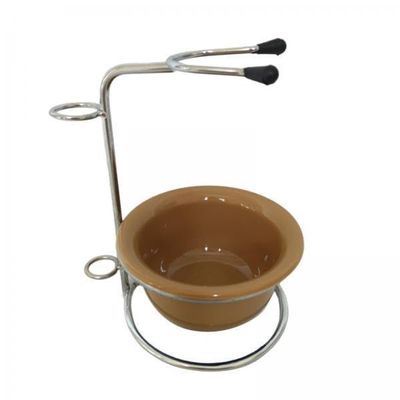 OIIBWQ 3x Deluxe Shaving Kit with Brush Stand And Bowl