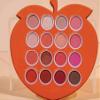Peach-Themed Eyeshadow Palette, 16 Colors, Orange Case with Pink and Brown Shades view 1