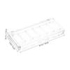 Didiseaon 6grids Clear Transparent Makeup Organizer with Six for Eyeshadow and Blush Durable Plastic Travel-friendly Cosmetic Storage Case for Diy Makeup and Easy Display view 2
