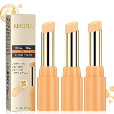 2PCS Revive Glow Vitamin C Eye Balm, Reducing Dark Circle,Hydrating Eye Cream,Improve Dark Circles,Reduces Puffiness (3pcs)