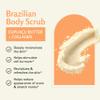 Firming & Moisturizing Brazilian Body Scrub for Body, Hands & Feet, Gentle Body Exfoliator with Cupuacu Butter, Jojoba Oil & Collagen, 16 oz (453 g) by M3 Naturals view 2