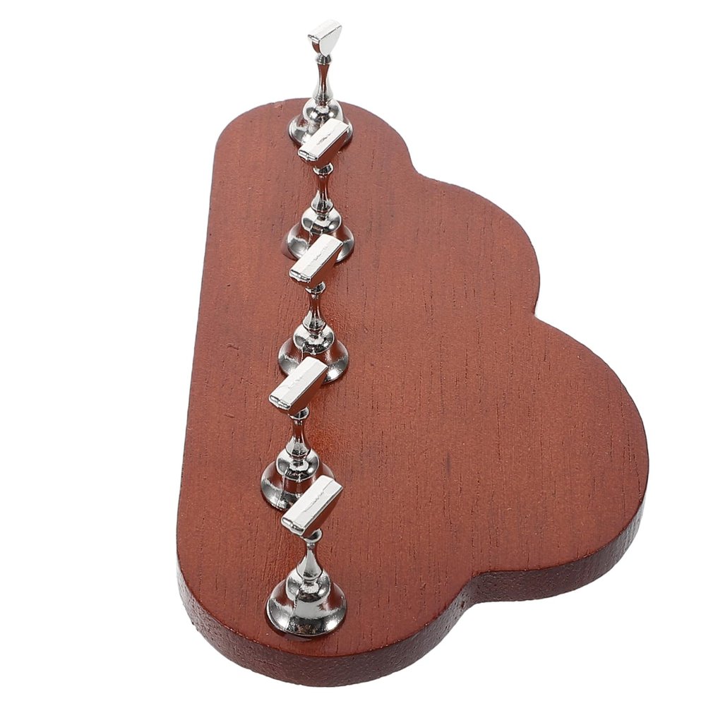 Nail Display Holder for Press on Nails, Walnut Wood, Halloween