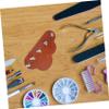Nail Display Holder for Press on Nails, Walnut Wood, Halloween view 4