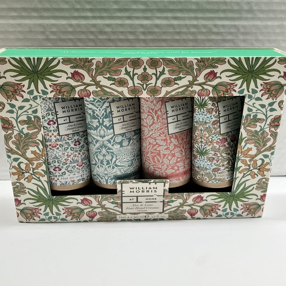 Heathcote & Ivory William Morris At Home Aloe & Lime Hand Cream Set