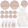 50 Set Inspirational Compact Mirror Bulk Valentine Gift for Women Mini Makeup Pocket Mirror with Motivational Cards Appreciation Gifts for Galentine Friends Sisterhood Coworker Employee (Boho) view 1