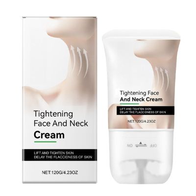 MeiPlumLai Neck Firming Cream with Roller  Neck Creams for Tightening and Firming, Anti-Aging Neck Cream for Tightening, Smoothing & Reducing Wrinkles, Fine Lines, and Loose Skin (120G)
