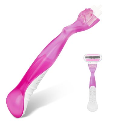 VANEST Replacement Handle Compatible with Gillette Venus, Comfort Glide Razor Handle Non-slip Ergonomic Handles for Women (Hot Pink)