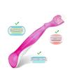VANEST Replacement Handle Compatible with Gillette Venus, Comfort Glide Razor Handle Non-slip Ergonomic Handles for Women (Hot Pink) view 2