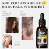 2 PCS Hair Regrowth Oil, Natural Hair Oils with Honey and Ricinus Extract Hair Growth Oil for Hair Loss, Thicker Healthier Hair, Vegan Hair Serum for Men & Women, 2 Fl Oz view 2