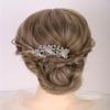 Aimimier Dainty Butterfly Crystal Hair Comb 3 Butterflies Hair Side Comb Sparkly Rhinestone Long Teeth Hair Piece Marquise Wedding Bridal Hair Accessories for Women (Blue) view 1