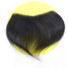 0.06mm Full PU Frontal Hairpiece For Men Toupee Natural Hairline Forehead Hair Piece Patch Invisible Seamless Ultra Thin Skin PU Human Hair Toppers Replacement Black/Brown Color (Black, 2x16inch) view 4