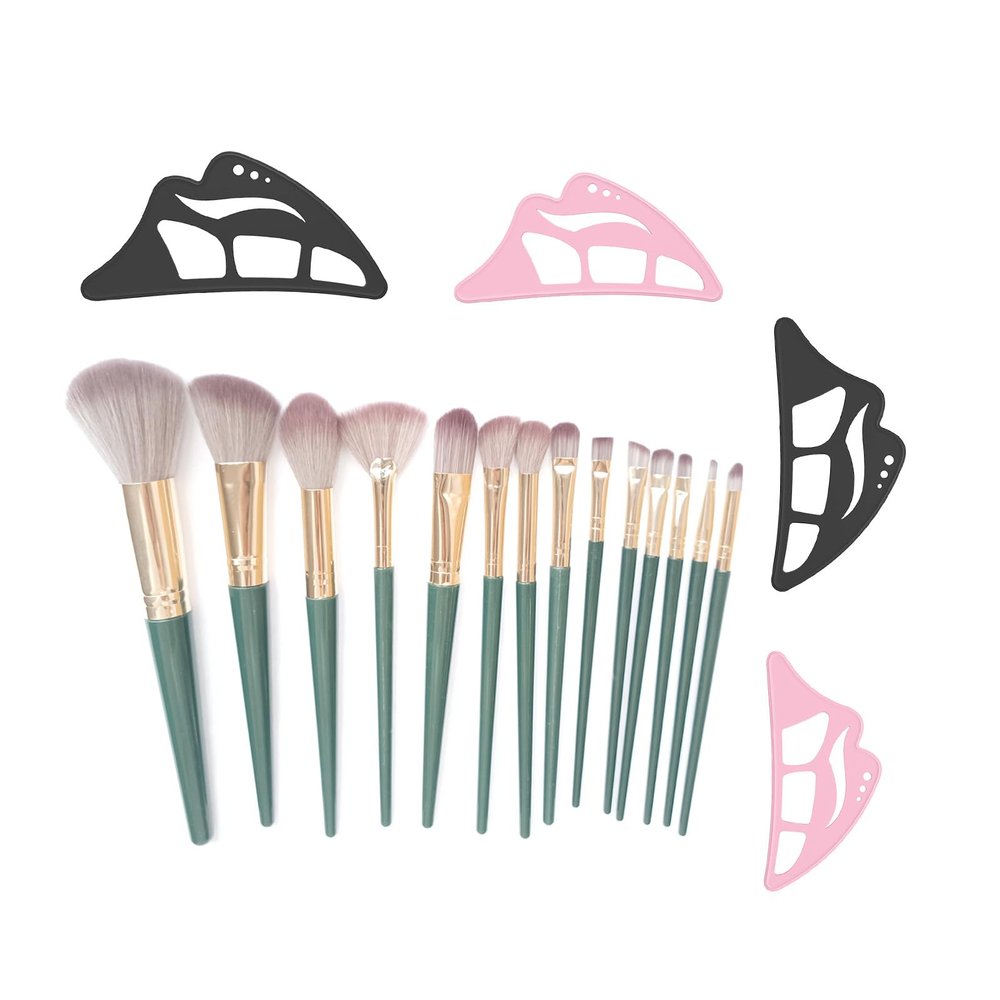 Eyetour Stencil Tool Eyeshadow Stencil Guide, Silicone Makeup Aid for Symmetrical Look