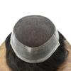 Toupee For Men Hair Pieces Real Human Hair Swiss Lace Men's Toupee European Human Hair Units For Men Hairpieces Hair Systems6x8-100% density#2 DARKEST BROWN view 3