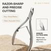 Beauty Power Cuticle Trimmer with Cuticle Pusher & Nano Nail File - Cuticle Nipper Cuticle Remover Nippers Professional Stainless Steel Clippers Pedicure Manicure Tools for Fingernails view 3