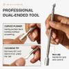 Beauty Power Cuticle Trimmer with Cuticle Pusher & Nano Nail File - Cuticle Nipper Cuticle Remover Nippers Professional Stainless Steel Clippers Pedicure Manicure Tools for Fingernails view 4