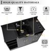 BKNROIHB Shampoo Backwash Station with Shampoo Bowl & Storage Layer, Drawer,110V Outlets, USB Port, Faucet Sprayer, Salon Equipment for Spa Beauty view 4