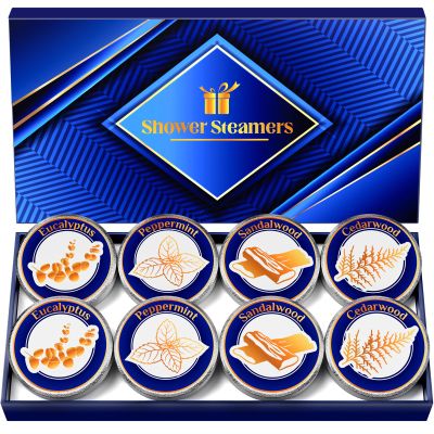 Shower Steamers for Men, Shower Bombs Aromatherapy, Valentines Day Gifts for him, Relaxation SPA Birthday Gifts for Husband Boyfriend Teen Boys