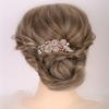 Aimimier Dainty Crystal Hair Comb Sparkly Bow Leaf Rhinestone Inlaid Hair Side Combs Vingtage Long Teeth Hair Clip Wedding Hair Accessories for Women (Clear) view 2