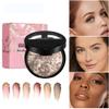 AKARY Baked Powder Foundation, Oil Control Correcting Foundation, Buildable Light to Medium Coverage - Demi-Matte Natural Flawless Finish Smooth Lightweight Setting Powder Palette, 01 Porcelain view 2