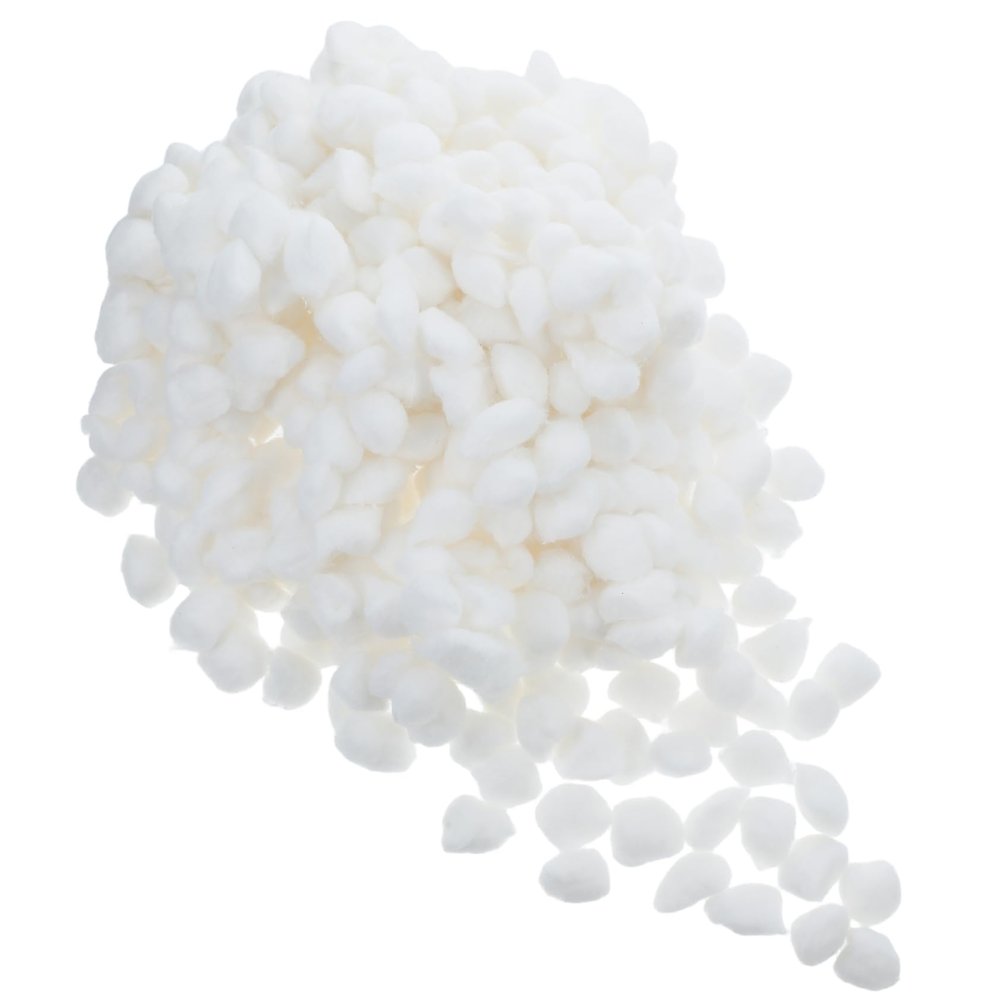 HONMEET Disposable Medical Cotton Balls 400pcs Soft Fluffy for Makeup Face Pads