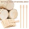 1200 Pack Wooden Waxing Sticks (Without Handle) and 1800 Pcs Wooden Eyebrow Waxing Sticks with Handle view 4