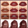 3 Pcs Brown Purple Red Matte Cream Lipstick,Velvet Waterproof Long Lasting Smudge Proof for Women Lip Stick,Magic Lipstick 24 Hours Original Lip Liner Makeup,labiales mate 24 horas originales,Vegan view 3